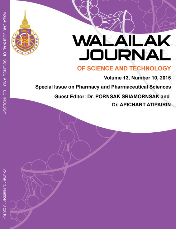 					View Vol. 13 No. 10 (2016): Special Issue on Pharmacy and Pharmaceutical Sciences
				